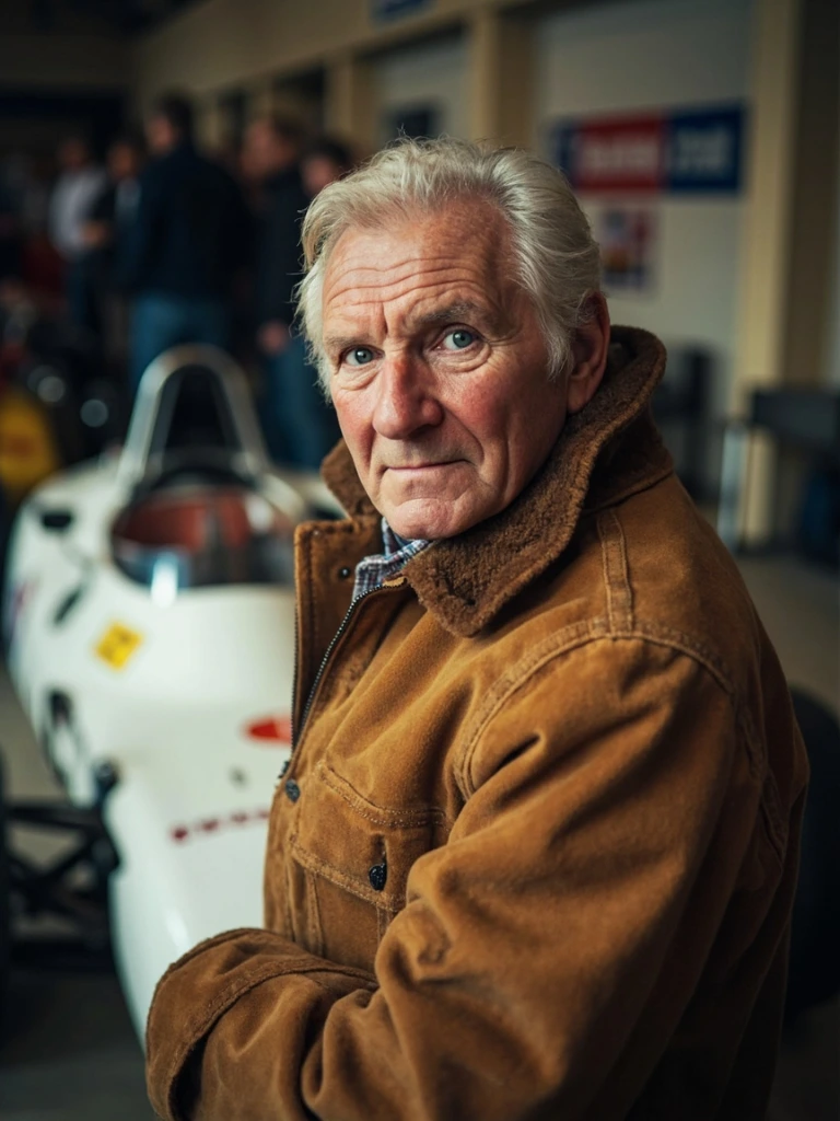 Ex-F1 pilot in the garage